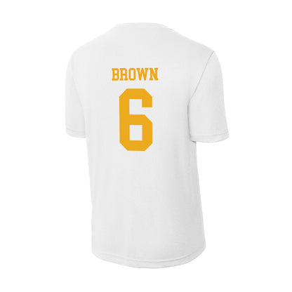 West Virginia - NCAA Football : Max Brown - Activewear T-Shirt-1