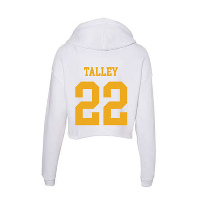 West Virginia - NCAA Football : Christopher Talley - Women's Crop Fleece Hoodie-1