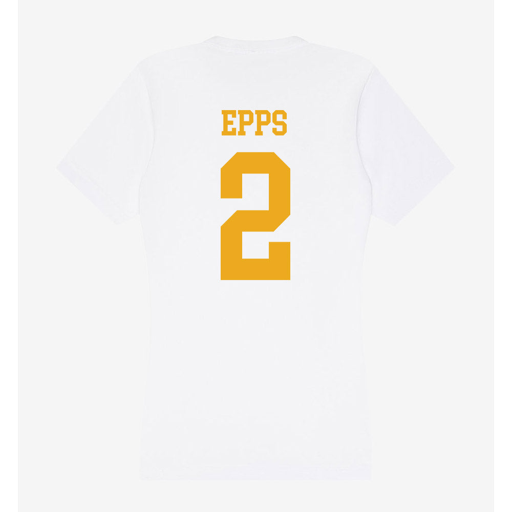 West Virginia - NCAA Football : DJ Epps - Women's V-Neck T-Shirt-1