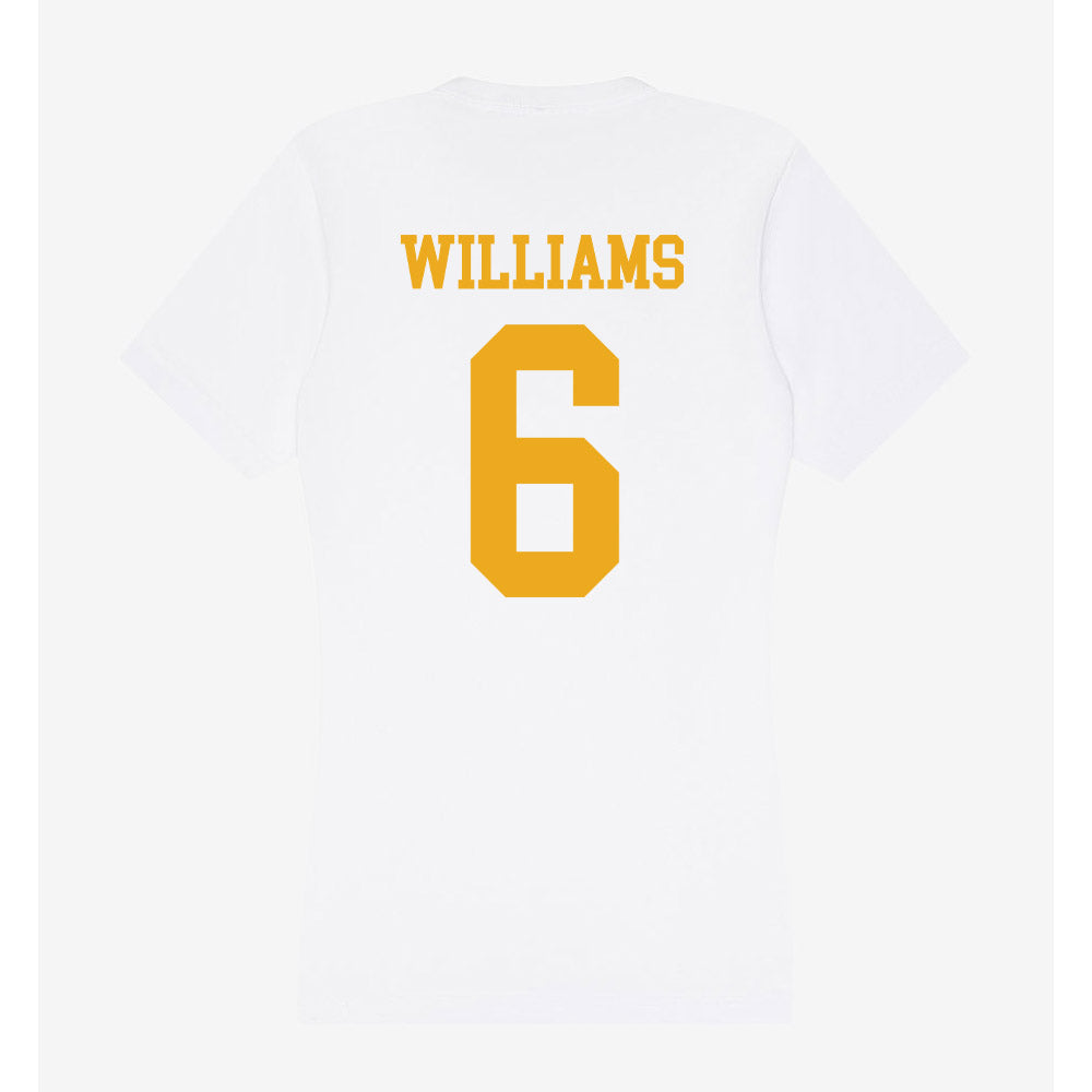 West Virginia - NCAA Football : DaMare Williams - Women's V-Neck T-Shirt-1