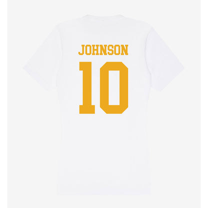 West Virginia - NCAA Football : Jeremiah Johnson - Women's V-Neck T-Shirt-1