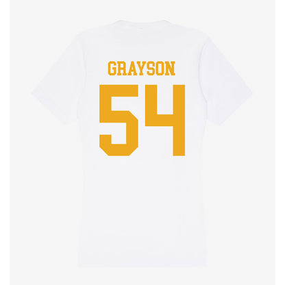 West Virginia - NCAA Football : Amare Grayson - Women's V-Neck T-Shirt-1