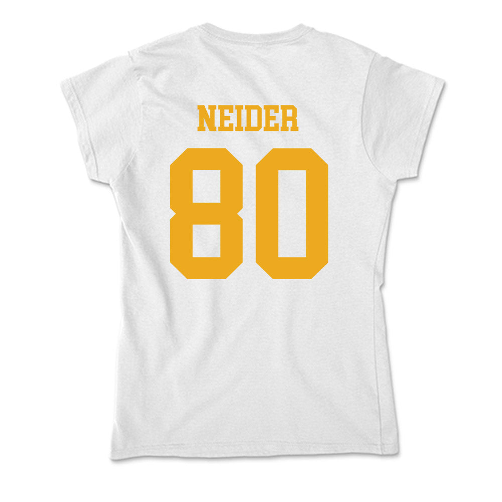 West Virginia - NCAA Football : John Neider - Soft Style Women’s T-Shirt-1