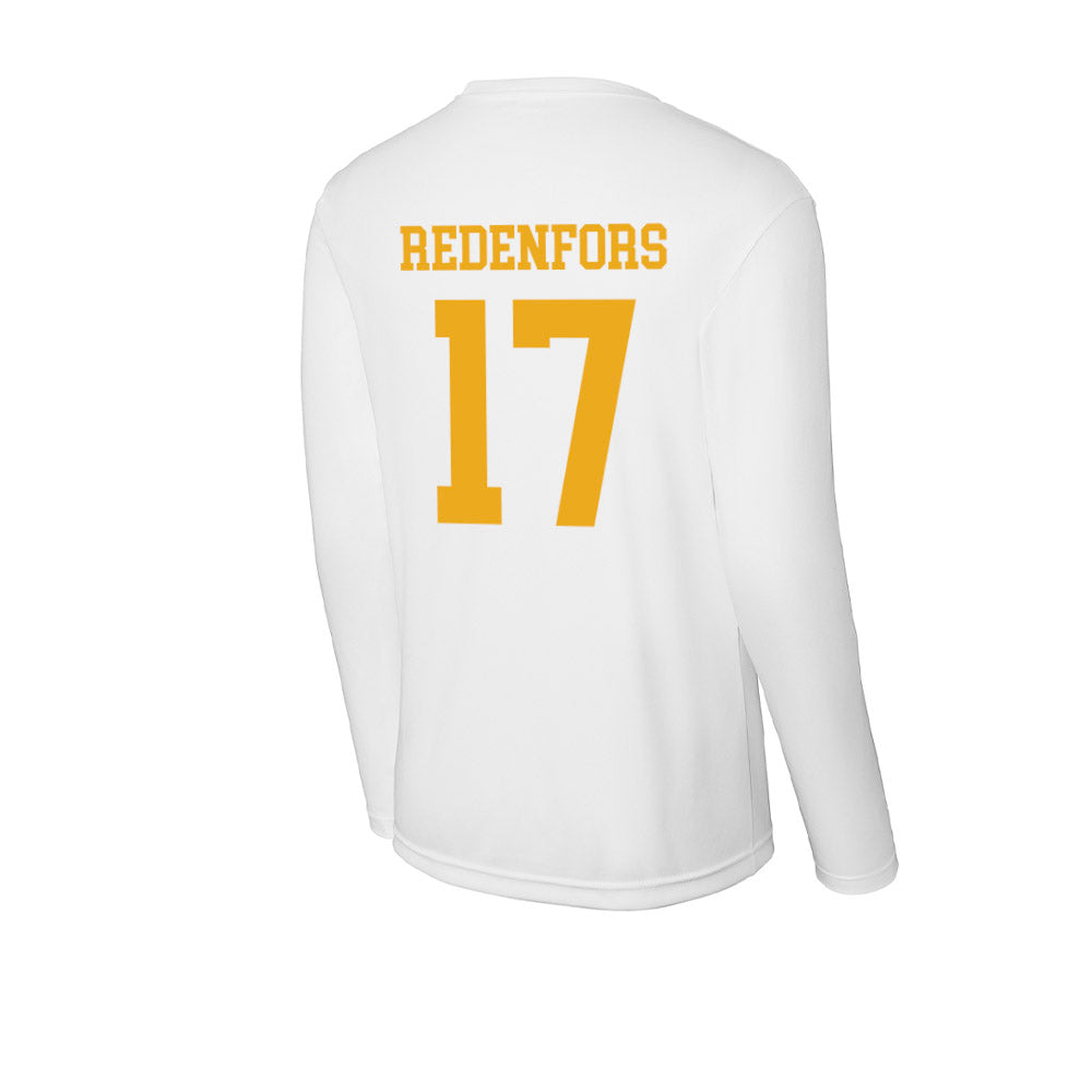 West Virginia - NCAA Men's Soccer : Jacob Redenfors - Activewear Long Sleeve T-Shirt-1