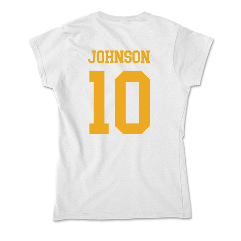 West Virginia - NCAA Football : Jeremiah Johnson - Soft Style Women’s T-Shirt-1