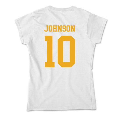 West Virginia - NCAA Football : Jeremiah Johnson - Soft Style Women’s T-Shirt-1