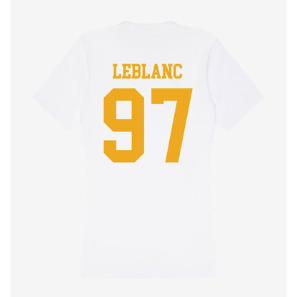 West Virginia - NCAA Football : Will LeBlanc - Women's V-Neck T-Shirt-1