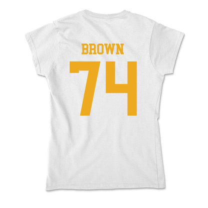 West Virginia - NCAA Football : Kevin Brown - Soft Style Women’s T-Shirt-1