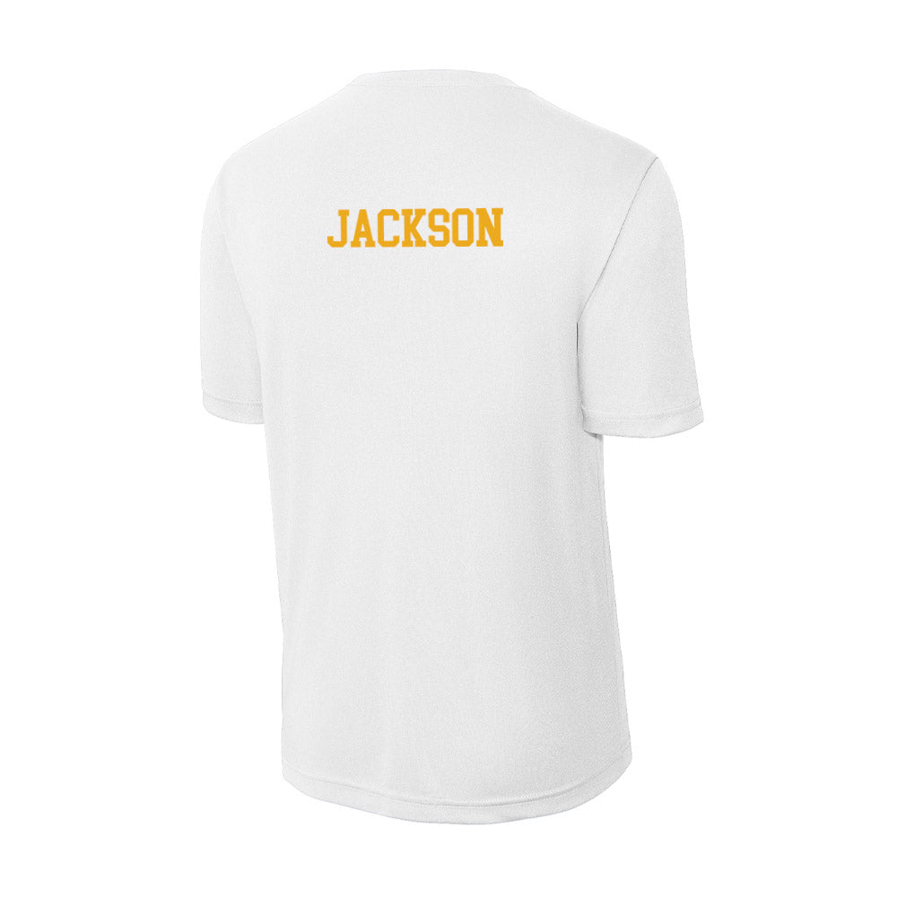 West Virginia - NCAA Wrestling : Colin Jackson - Activewear T-Shirt-1