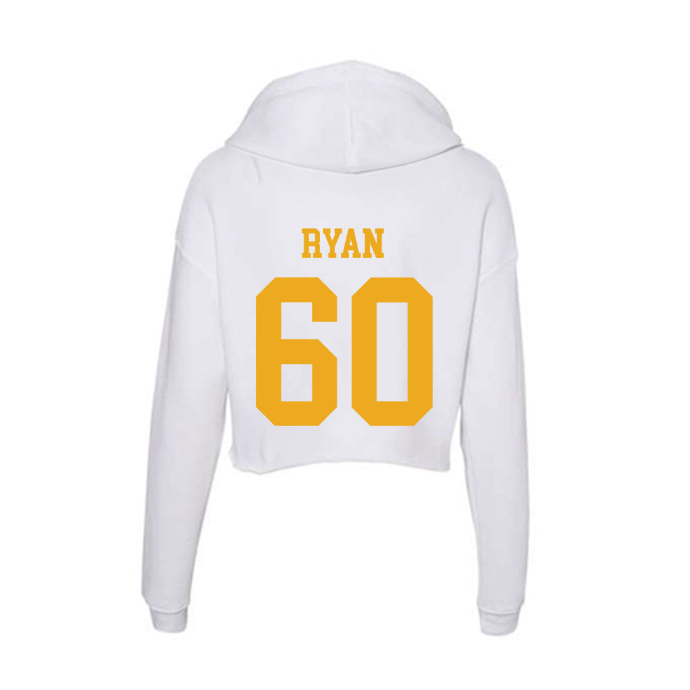 West Virginia - NCAA Football : Gabriel Ryan - Women's Crop Fleece Hoodie-1