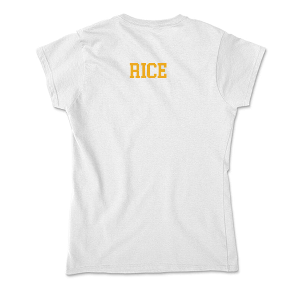 West Virginia - NCAA Women's Gymnastics : Sophia Rice - Soft Style Women’s T-Shirt-1