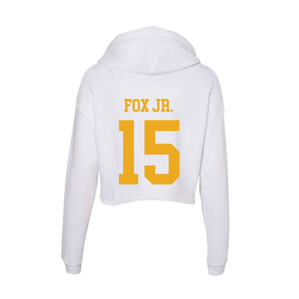 West Virginia - NCAA Football : Scotty Fox Jr. - Women's Crop Fleece Hoodie-1