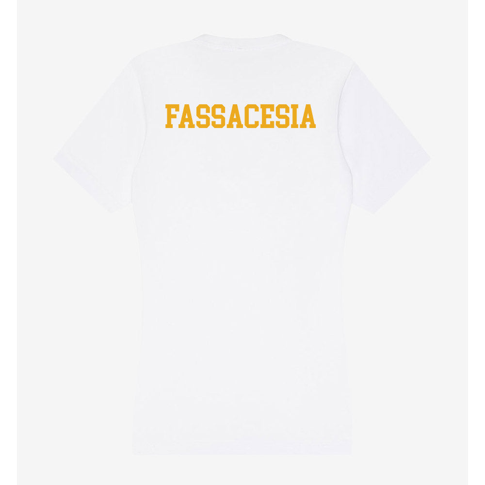 West Virginia - NCAA Women's Rowing : Giada Fassacesia - Women's V-Neck T-Shirt-1