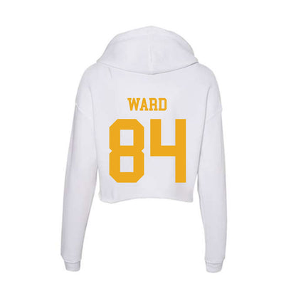 West Virginia - NCAA Football : Ryan Ward - Women's Crop Fleece Hoodie-1