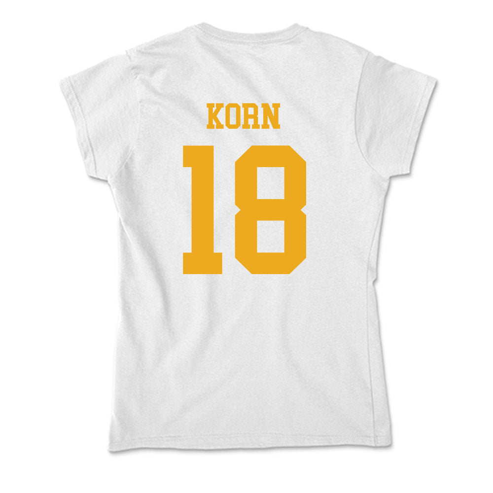 West Virginia - NCAA Baseball : Ian Korn - Soft Style Women’s T-Shirt-1