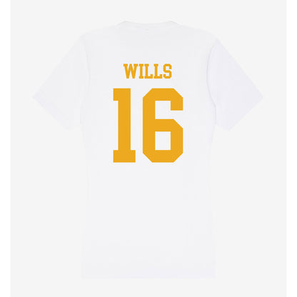 West Virginia - NCAA Baseball : Brock Wills - Women's V-Neck T-Shirt-1