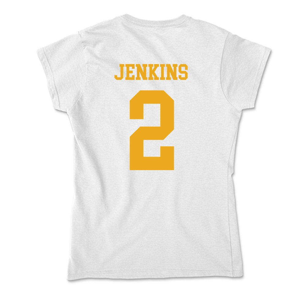 West Virginia - NCAA Men's Basketball : Amir Jenkins - Soft Style Women’s T-Shirt-1
