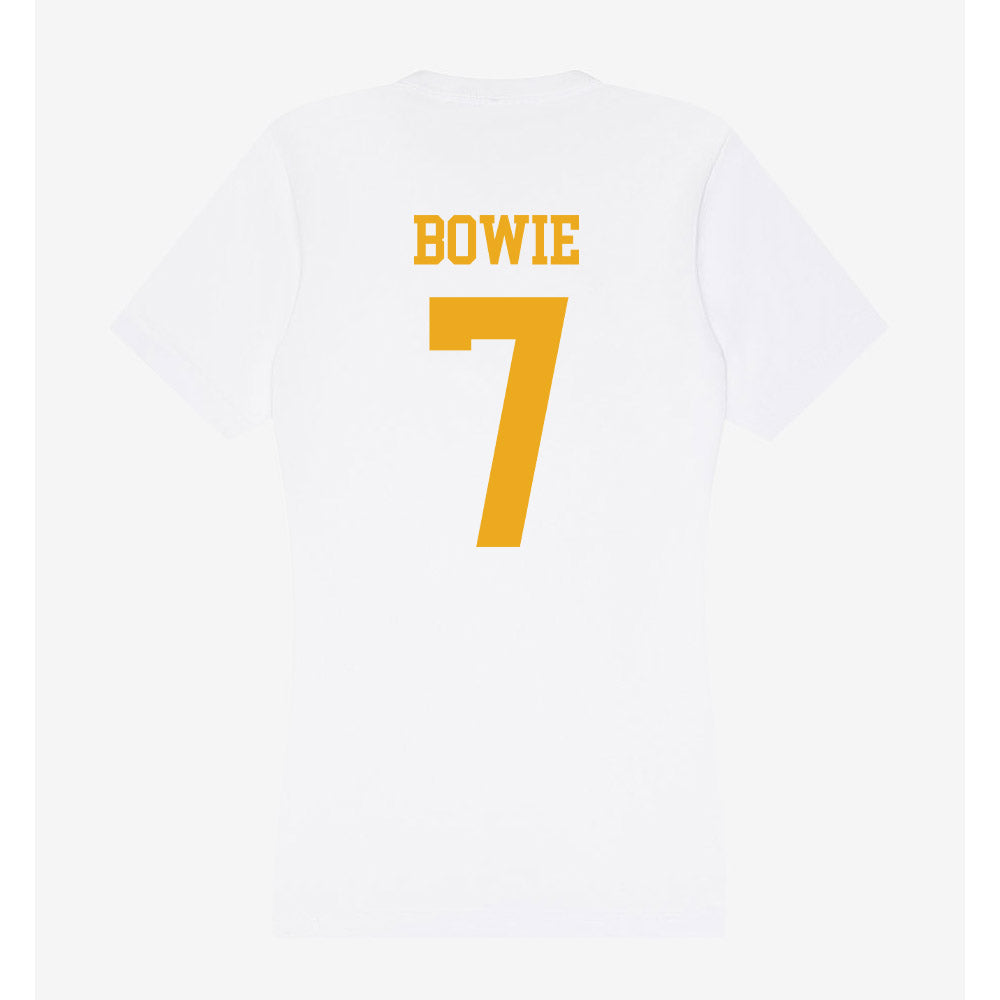West Virginia - NCAA Football : Jarod Bowie - Women's V-Neck T-Shirt-1