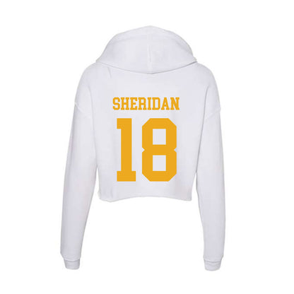West Virginia - NCAA Women's Volleyball : Trinity Sheridan - Women's Crop Fleece Hoodie-1