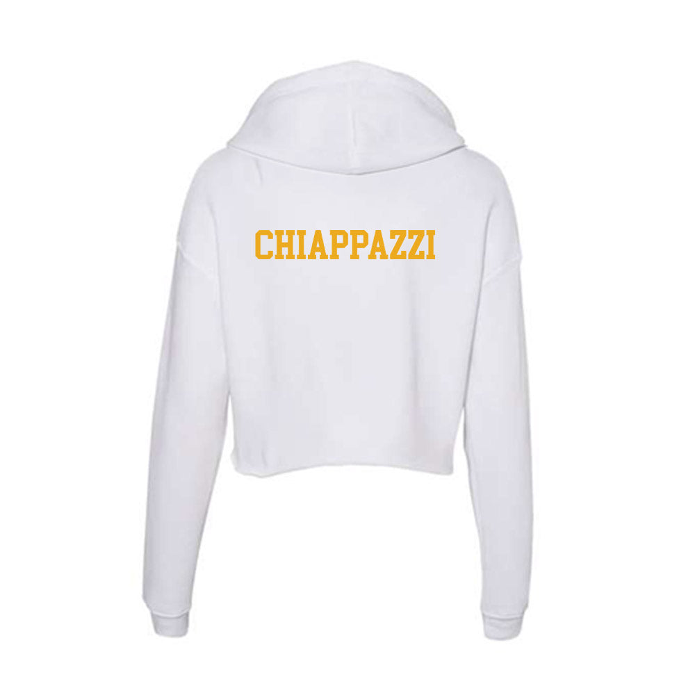 West Virginia - NCAA Wrestling : Joseph Chiappazzi - Women's Crop Fleece Hoodie-1