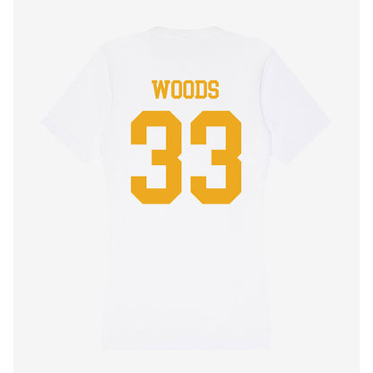 West Virginia - NCAA Football : Ashton Woods - Women's V-Neck T-Shirt-1