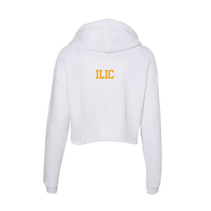 West Virginia - NCAA Women's Rowing : Una Ilic - Women's Crop Fleece Hoodie-1