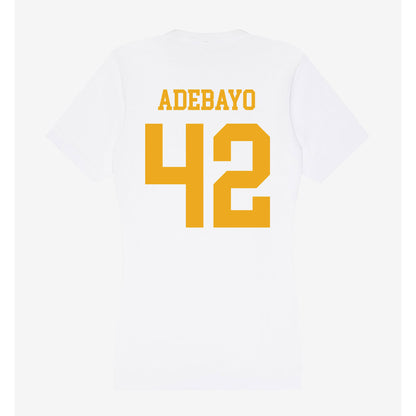 West Virginia - NCAA Football : Alex Adebayo - Women's V-Neck T-Shirt-1