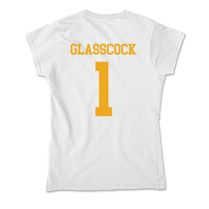 West Virginia - NCAA Baseball : JJ Glasscock - Soft Style Women’s T-Shirt-1