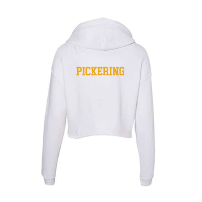 West Virginia - NCAA Women's Track & Field : Cate Pickering - Women's Crop Fleece Hoodie-1