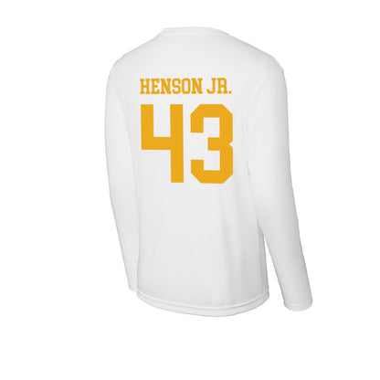 West Virginia - NCAA Football : Kj Henson Jr. - Activewear Long Sleeve T-Shirt-1