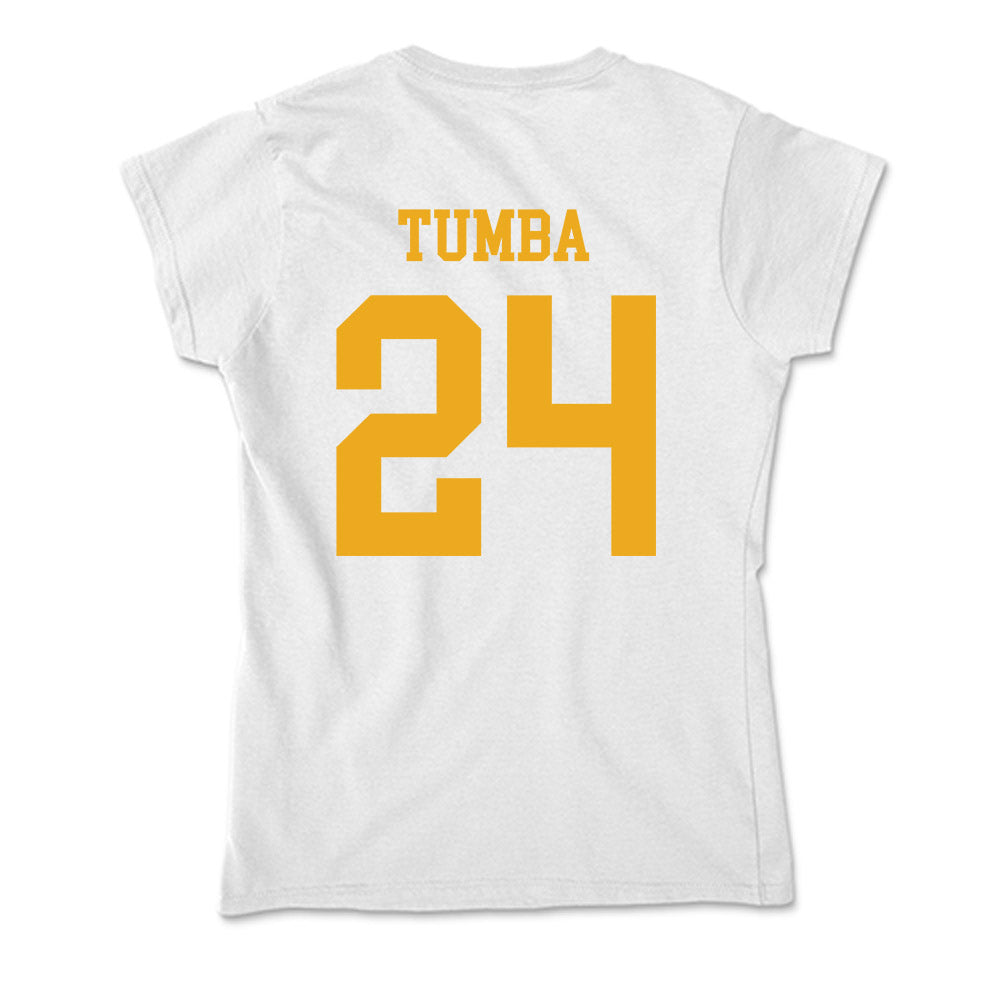 West Virginia - NCAA Women's Basketball : Divine Tumba - Soft Style Women’s T-Shirt-1