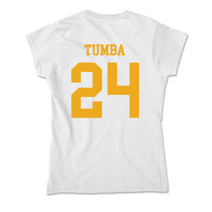 West Virginia - NCAA Women's Basketball : Divine Tumba - Soft Style Women’s T-Shirt-1