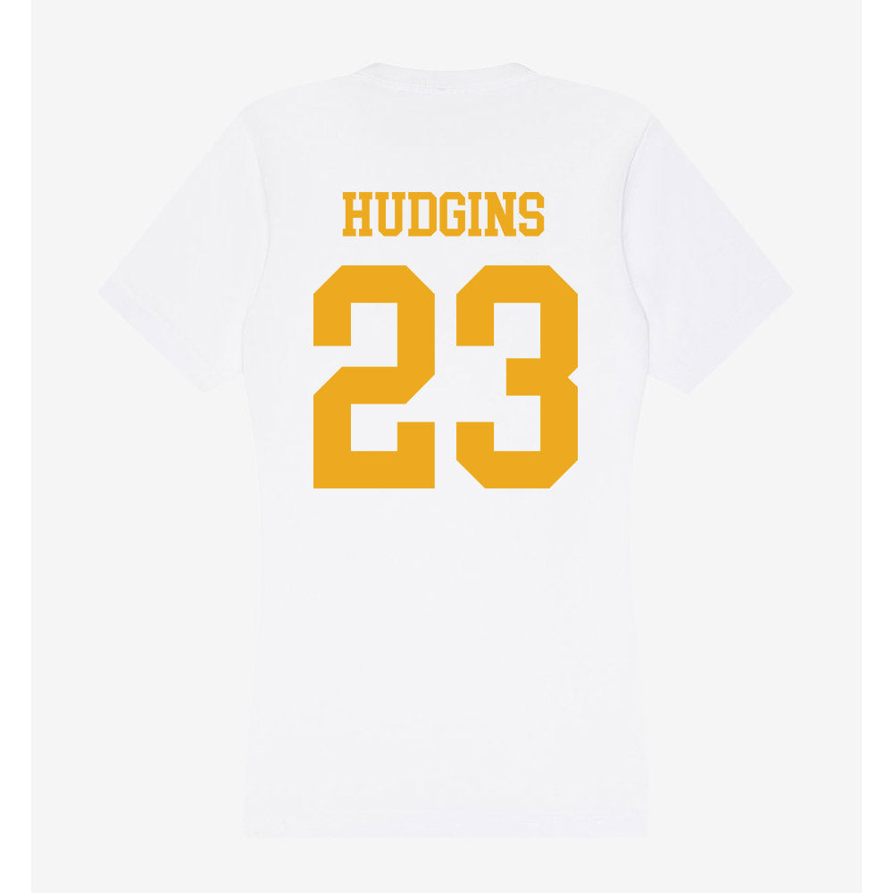 West Virginia - NCAA Women's Basketball : Marya Hudgins - Women's V-Neck T-Shirt-1