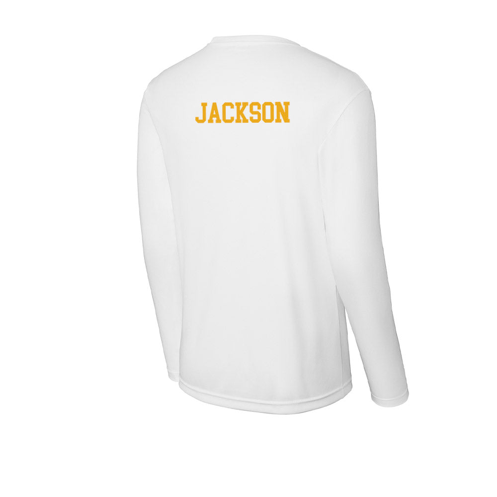 West Virginia - NCAA Wrestling : Colin Jackson - Activewear Long Sleeve T-Shirt-1