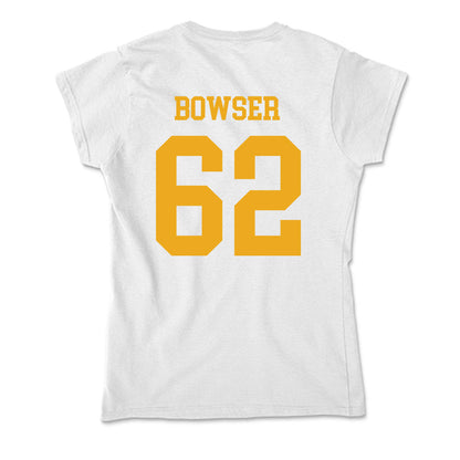 West Virginia - NCAA Football : Phillip Bowser - Soft Style Women’s T-Shirt-1