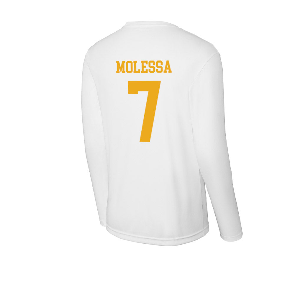 West Virginia - NCAA Baseball : Maxwell Molessa - Activewear Long Sleeve T-Shirt-1