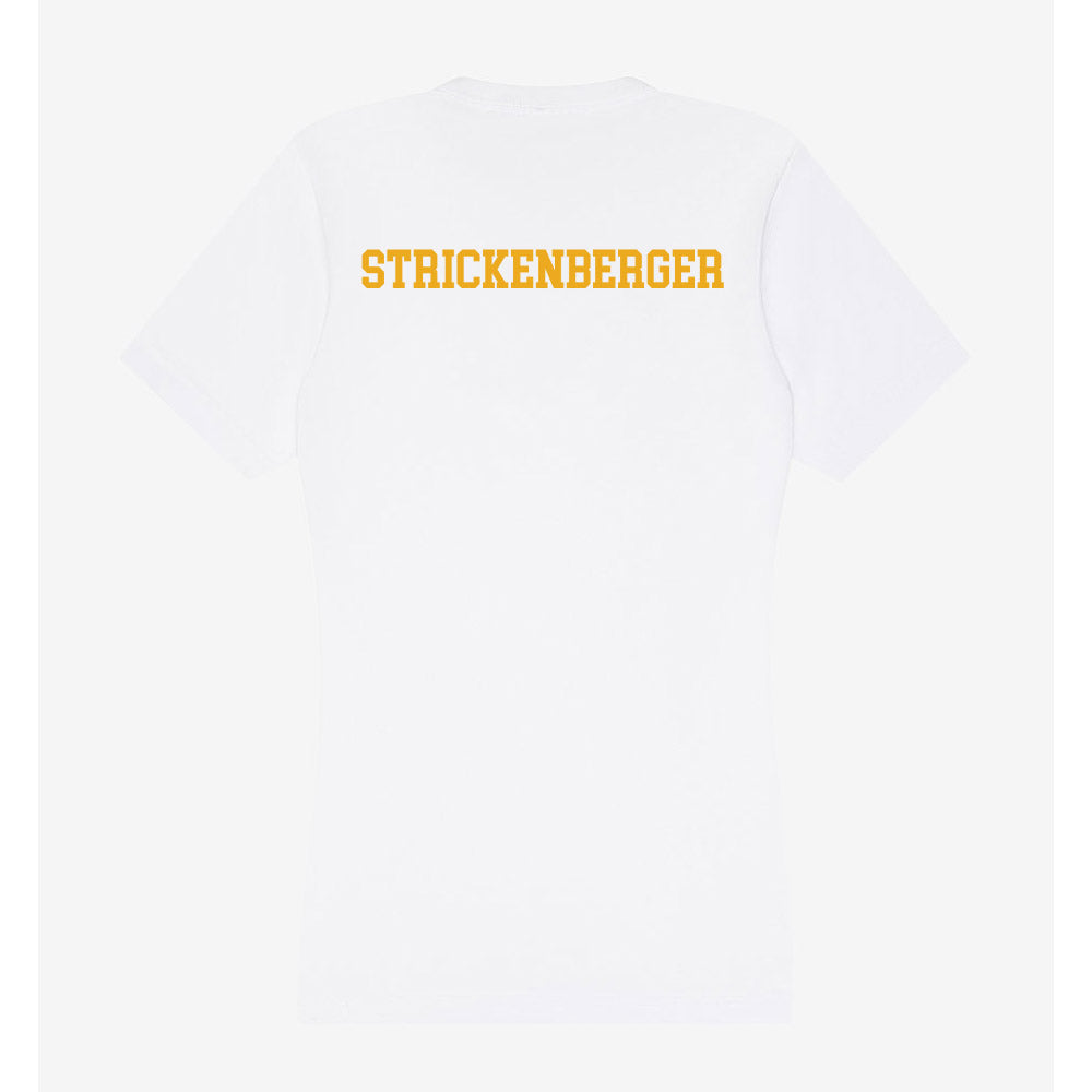 West Virginia - NCAA Wrestling : Jett Strickenberger - Women's V-Neck T-Shirt-1