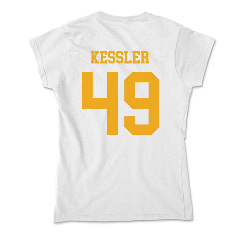 West Virginia - NCAA Football : Carter Kessler - Soft Style Women’s T-Shirt-1