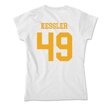 West Virginia - NCAA Football : Carter Kessler - Soft Style Women’s T-Shirt-1