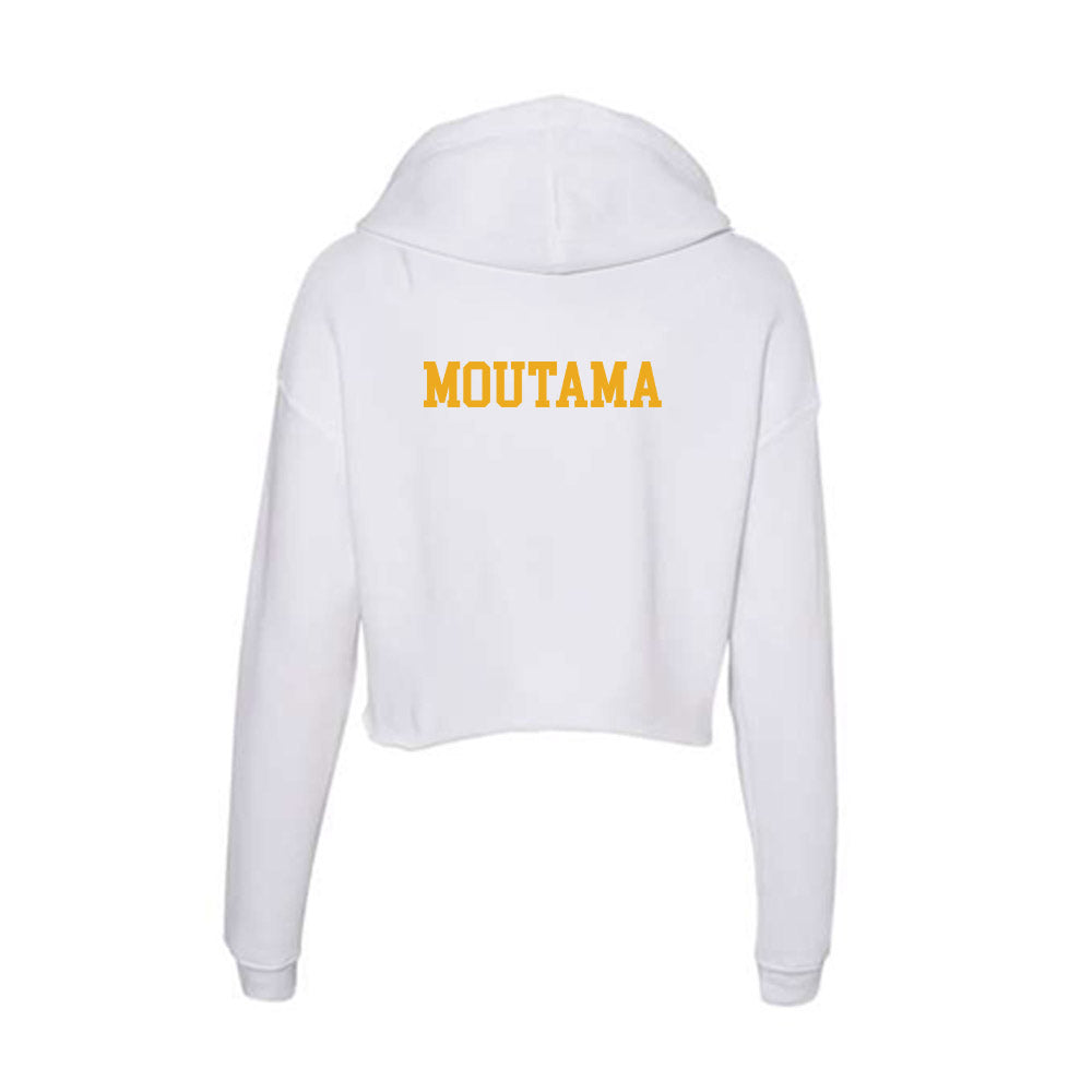 West Virginia - NCAA Women's Tennis : Audrey Moutama - Women's Crop Fleece Hoodie-1