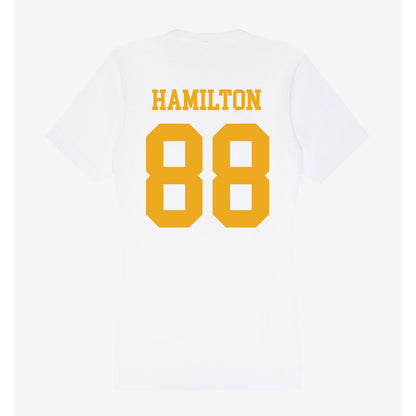 West Virginia - NCAA Football : Sam Hamilton - Women's V-Neck T-Shirt-1
