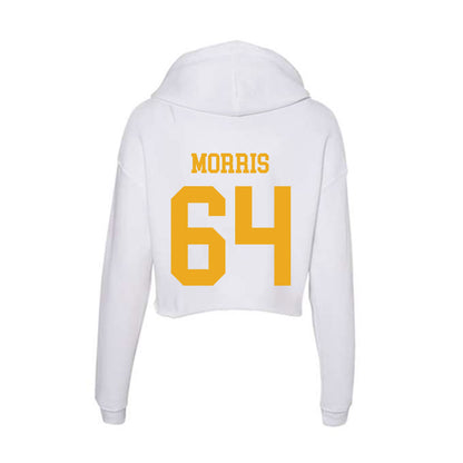 West Virginia - NCAA Football : Rhett Morris - Women's Crop Fleece Hoodie-1