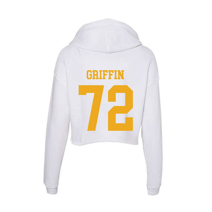 West Virginia - NCAA Football : Cam Griffin - Women's Crop Fleece Hoodie-1
