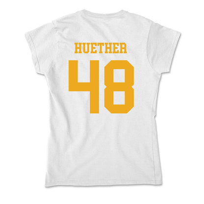 West Virginia - NCAA Baseball : JT Huether - Soft Style Women’s T-Shirt-1