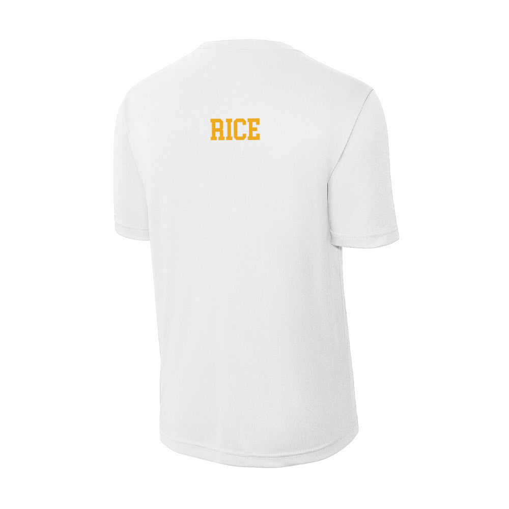 West Virginia - NCAA Women's Gymnastics : Sophia Rice - Activewear T-Shirt-1