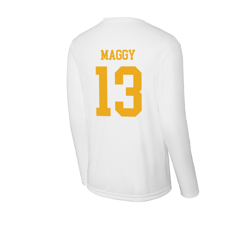 West Virginia - NCAA Baseball : Ryan Maggy - Activewear Long Sleeve T-Shirt-1