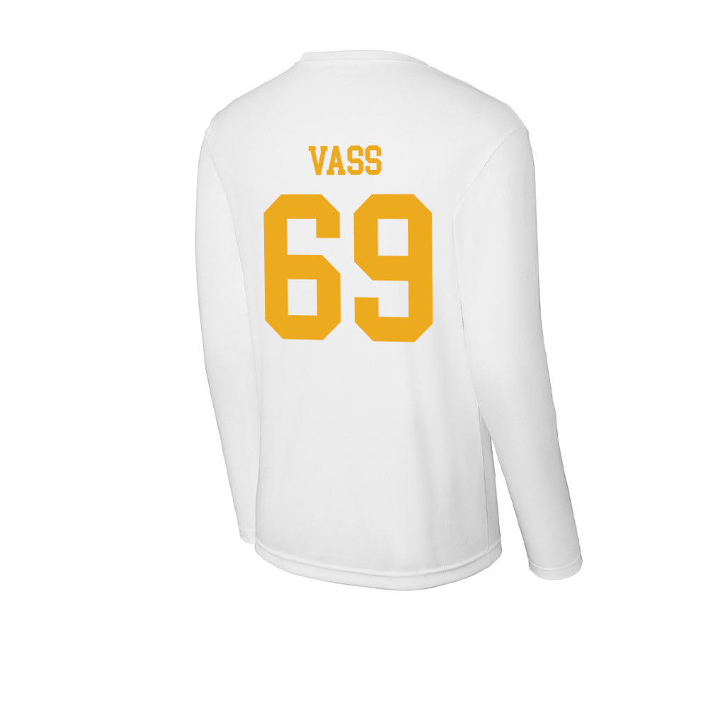 West Virginia - NCAA Football : Devin Vass - Activewear Long Sleeve T-Shirt-1