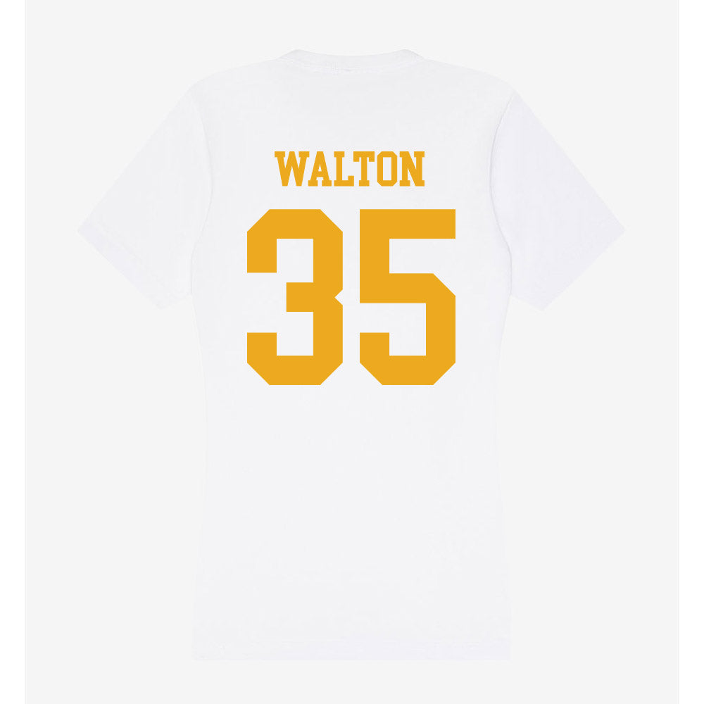 West Virginia - NCAA Women's Basketball : Zahirah Walton - Women's V-Neck T-Shirt-1
