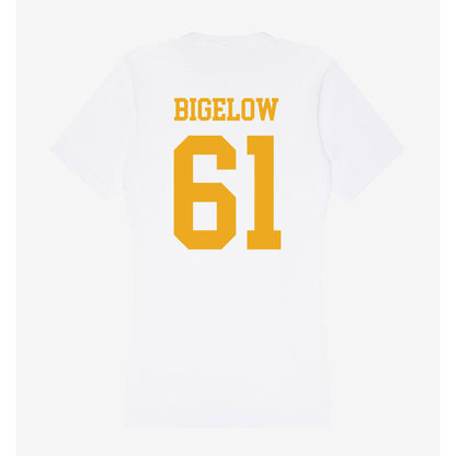 West Virginia - NCAA Football : Trevor Bigelow - Women's V-Neck T-Shirt-1