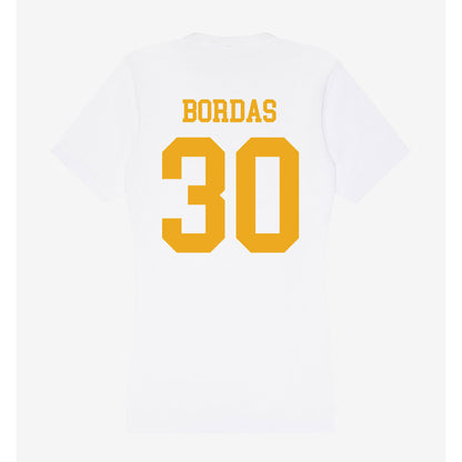 West Virginia - NCAA Women's Basketball : Alexis Bordas - Women's V-Neck T-Shirt-1